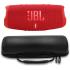 JBL Charge 5 Portable Waterproof Speaker with Powerbank - Red
